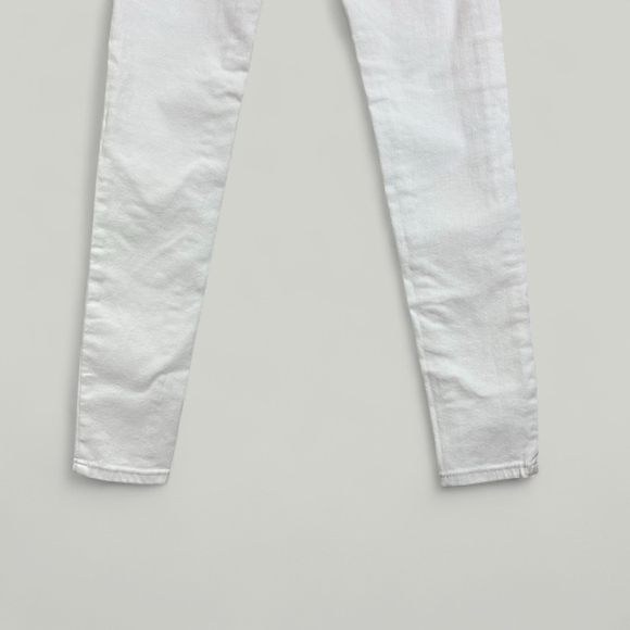 Levi's Jeans Women Size 24 White Legging Skinny Denim Highwaisted Higrise Cotton - Picture 9 of 13